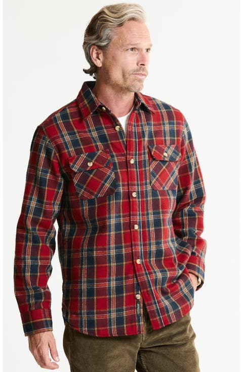 Brushed Flannel Overshirt