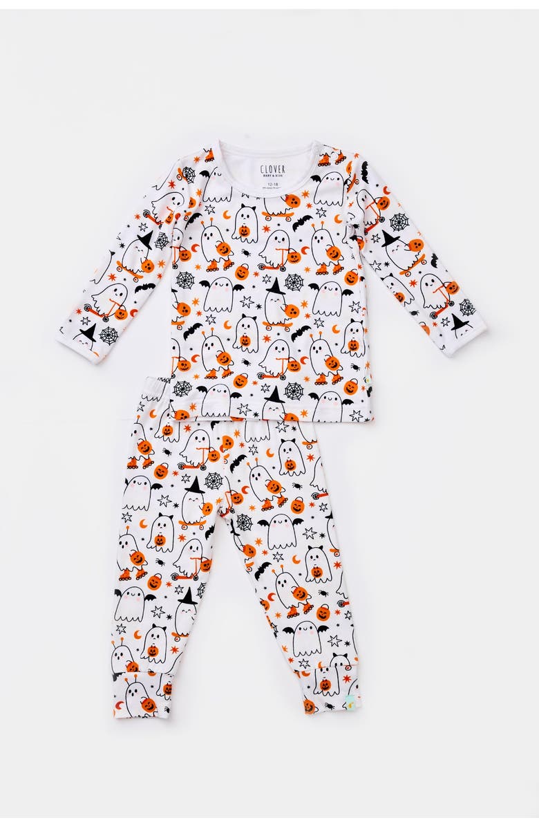Clover Baby & Kids Long Sleeve Pajama Set - Halloween, Main, color, Halloween