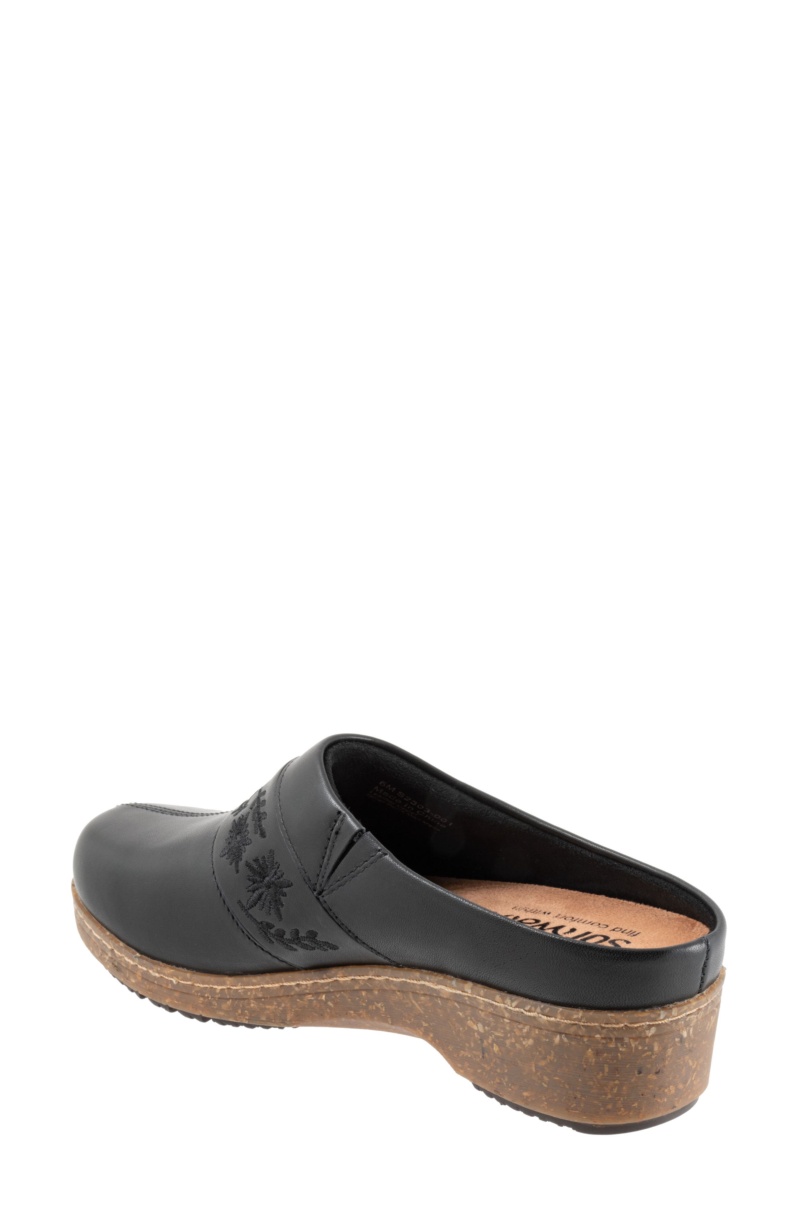SoftWalk<sup>®</sup> Aurora 3.0 Embroidered Floral Clog, Alternate, color, 
