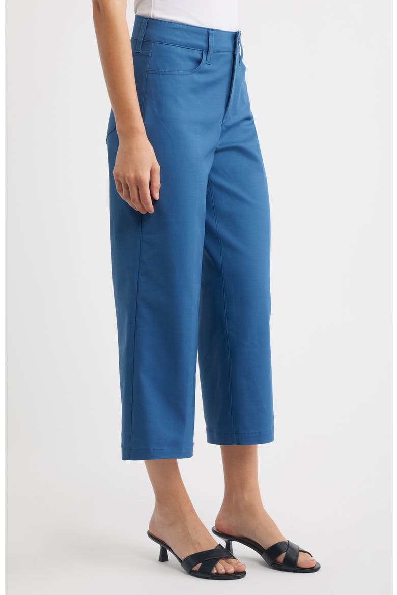 Daisy Crop Wide Leg Pants, Alternate, color, INDIGO MELODY