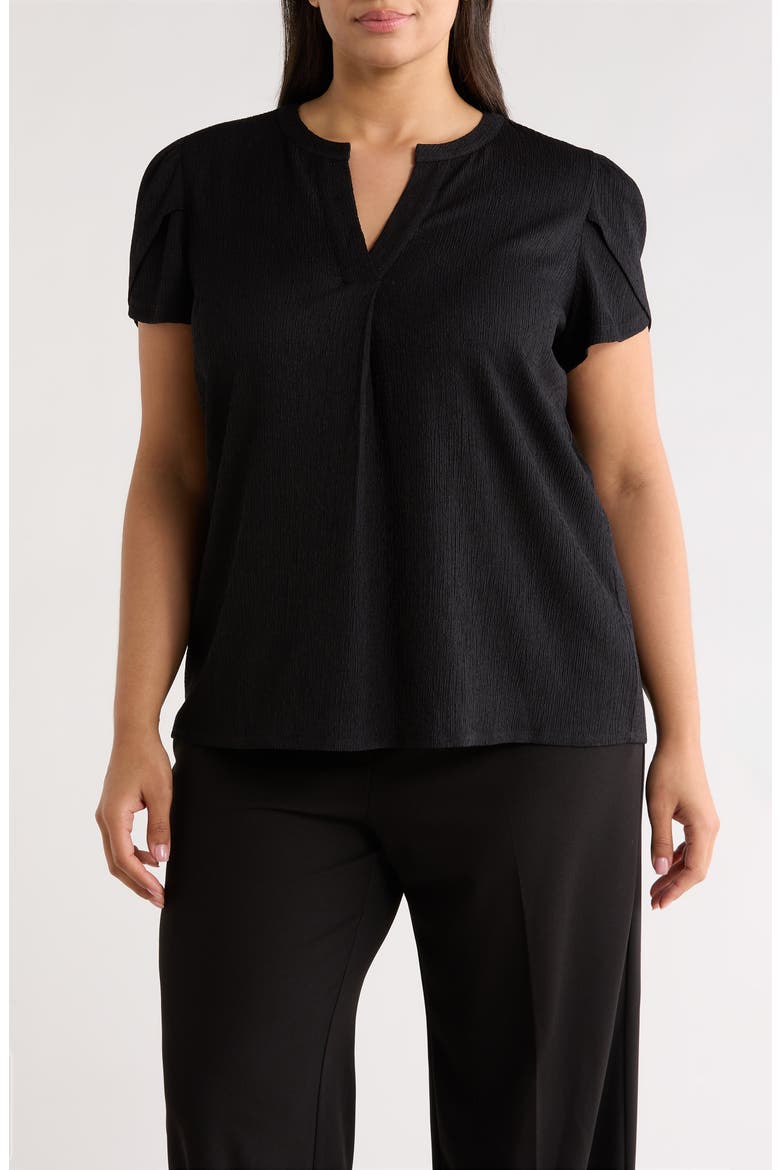 Tulip Sleeve Top, Main, color, ANNE BLACK