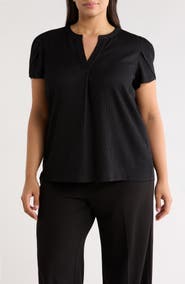 AK ANNE KLEIN Tulip Sleeve Top