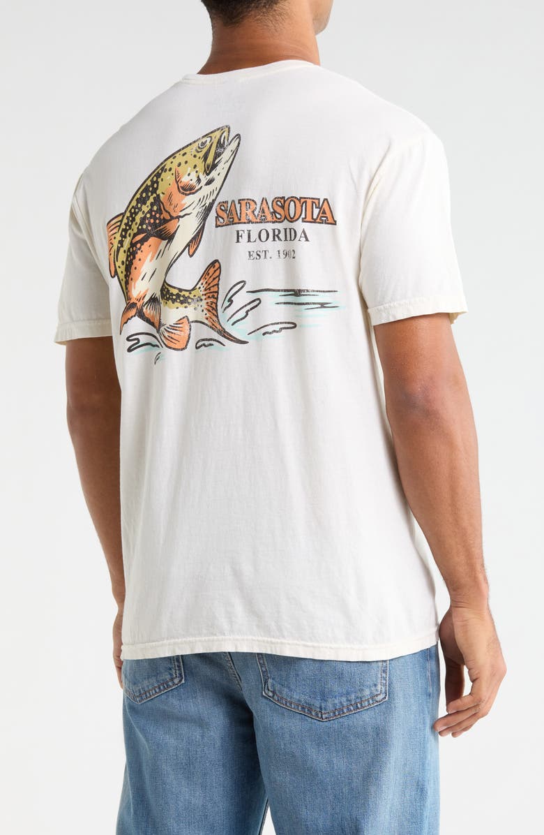 Goodie Two Sleeves Sarasota Graphic T-Shirt, Alternate, color, Whisper White