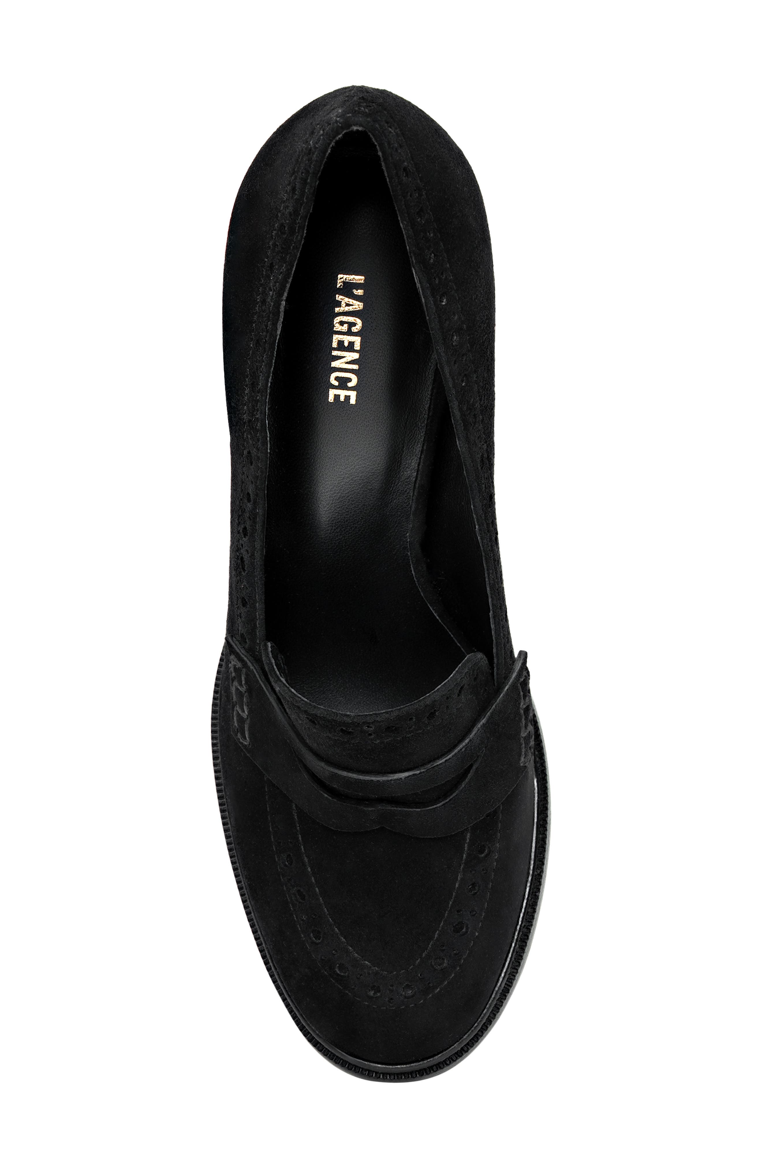 L'AGENCE Bea Penny Loafer Pump, Alternate, color, 
