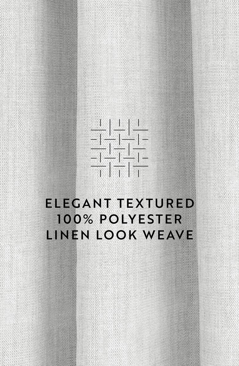 HOMESPUN Set of 2 Blackout Curtain Panels, Alternate, color, Light Gray