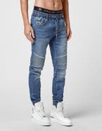 PHILIPP PLEIN Denim Jogging Trousers Basic Men