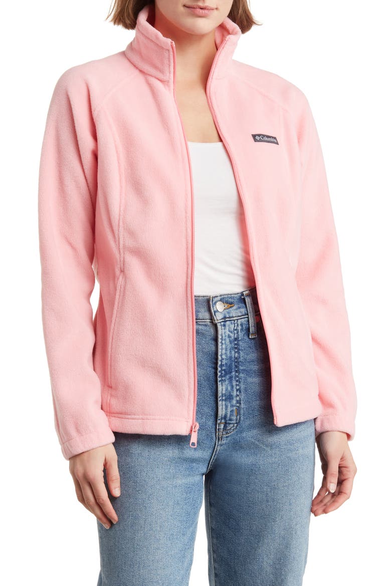 Benton Springs Fleece Jacket, Main, color, PINK ORCHID