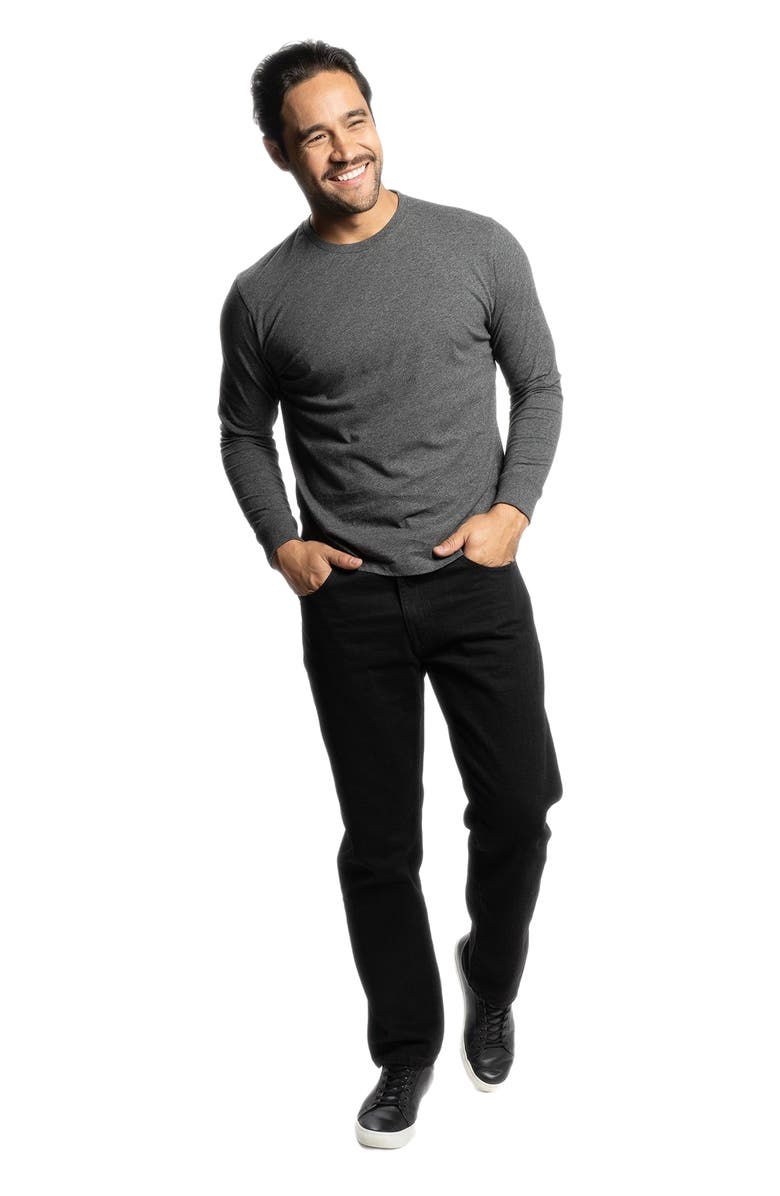 Peter Manning PMNYC Jeans Standard Fit, Alternate, color, Black - Short