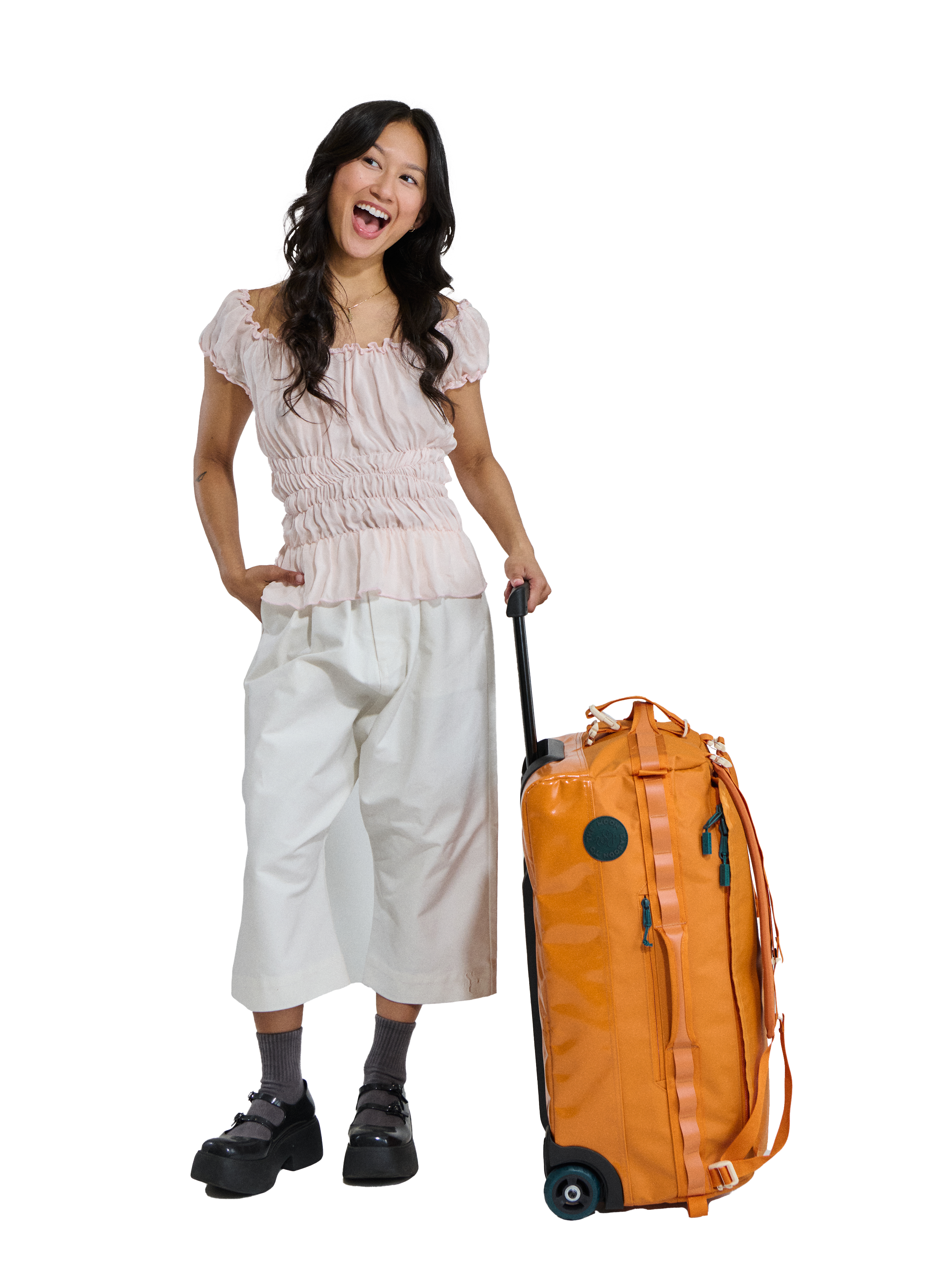 Baboon to the Moon Go-Bag Roller Big 55L, Alternate, color, Caramel