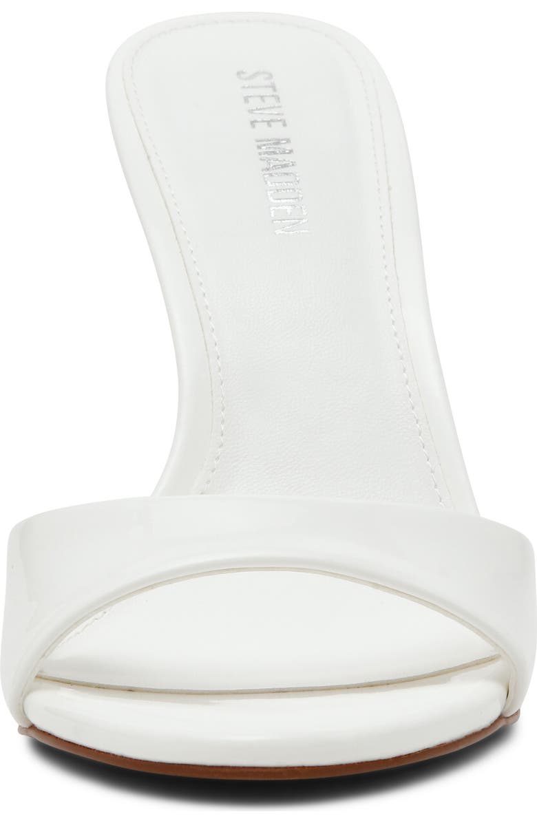 Steve Madden Davina Stiletto Sandal, Alternate, color, White Patent