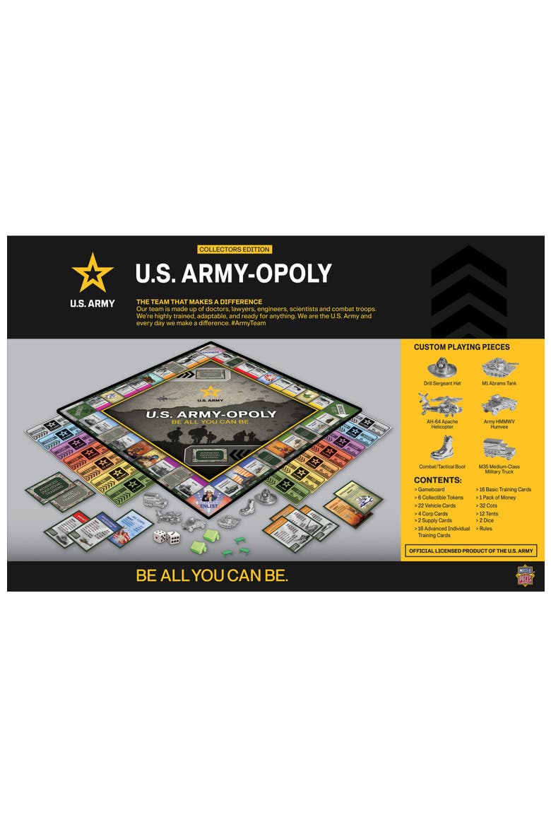US Army Opoly, Alternate, color, Multicolor