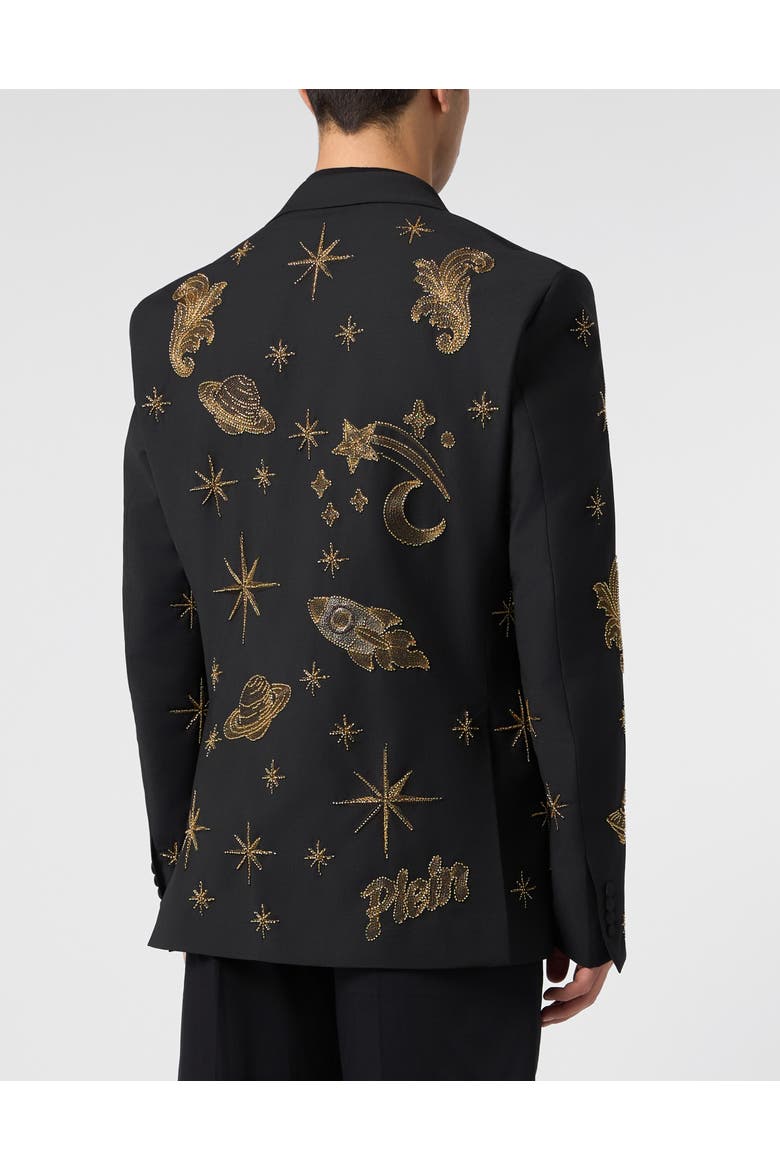 Blazer Patches Zodiac Men, Alternate, color, black
