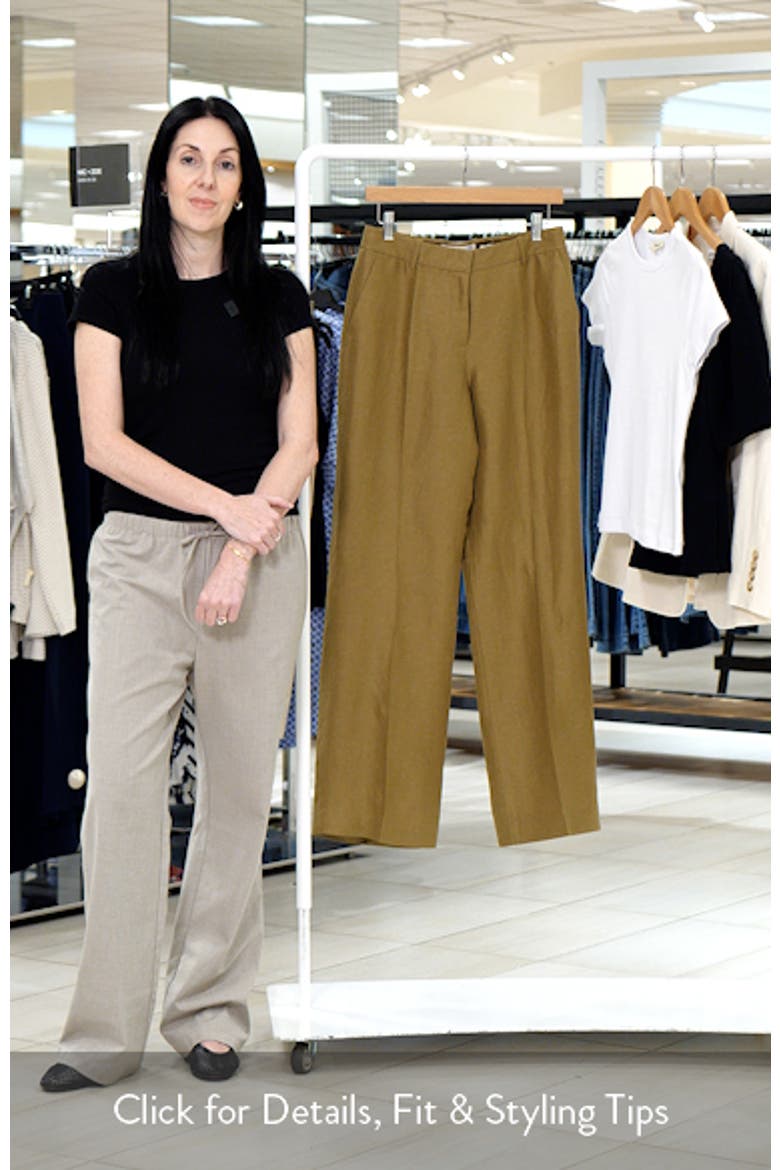 Gates Floral Linen Blend Pants video