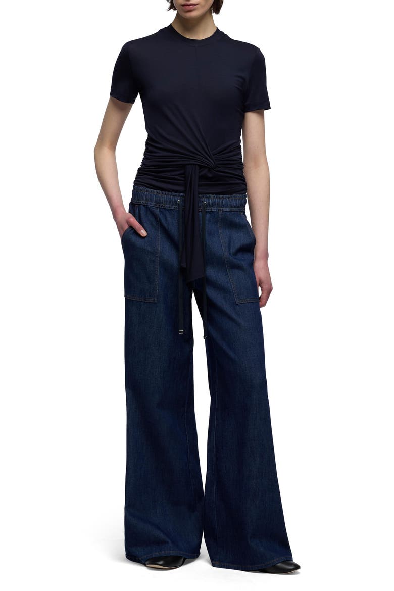 Utility Wide Leg Drawstring Jeans, Alternate, color, HALONA