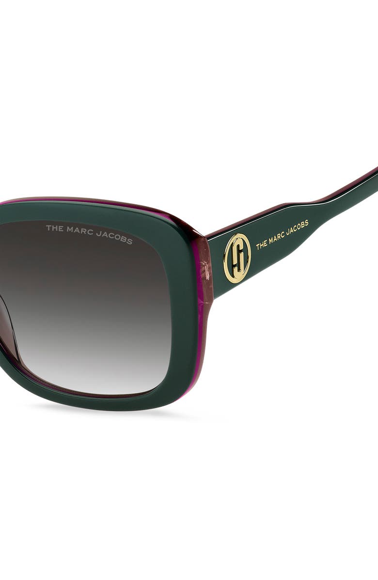 54mm Gradient Square Sunglasses