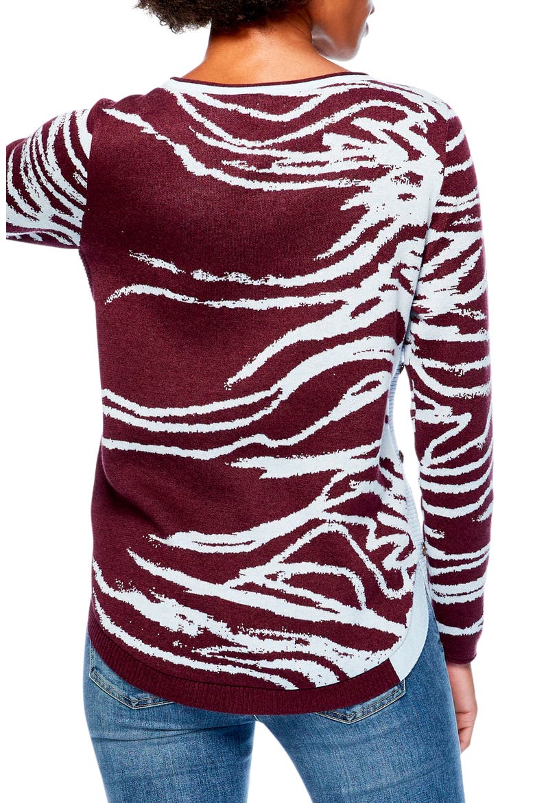 In My Nature Sweater, Alternate, color, WINTERBERRY
