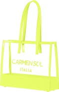 CARMEN SOL Capri Clear Tote Bag