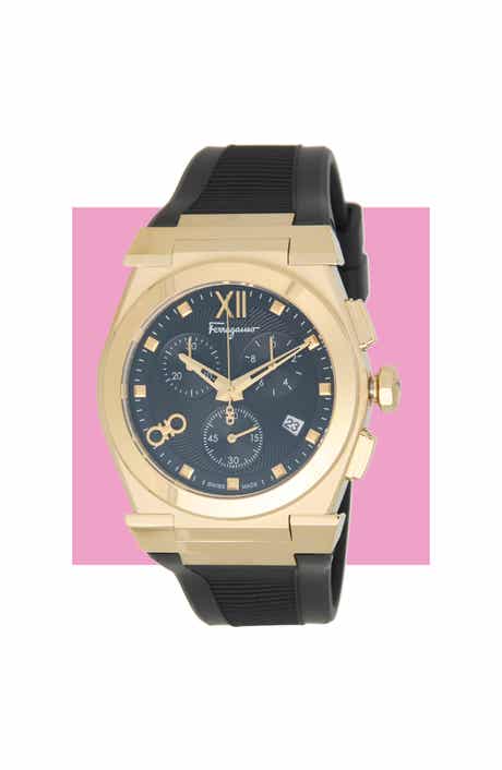 Vega Silicone Strap Chronograph Watch, 40mm