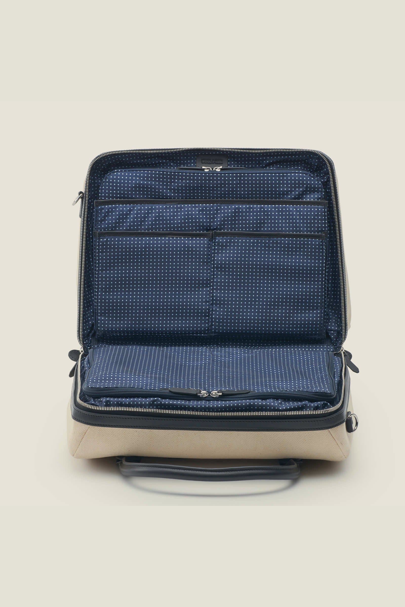 Duffle Suitcase Convertible Underseat Herringbone Weekender, Alternate, color, Herringbone Black