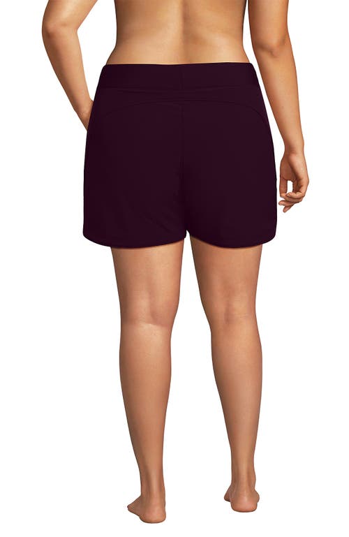 LANDS' END LANDS' END PLUS SIZE 5" BOARD SHORTS WITH PANTY