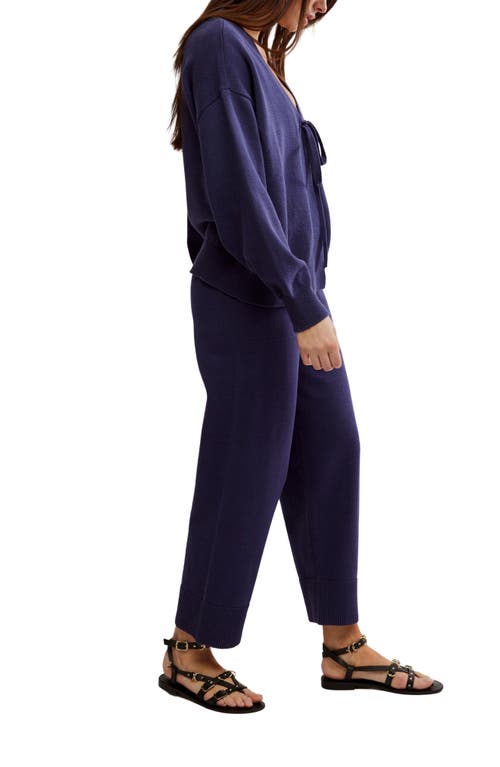 Free People Solar Sweater Set In Navy In Black