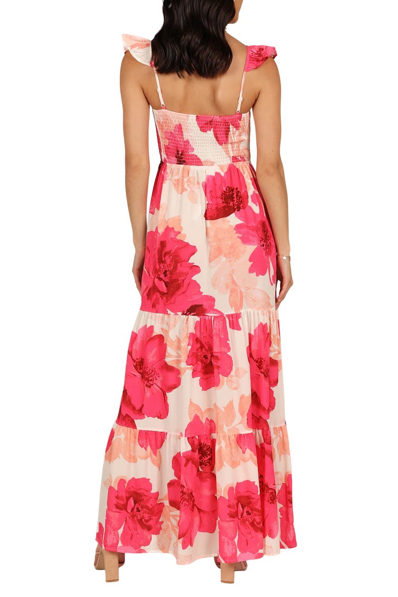 Tilly Floral Maxi Sundress, Alternate, color, PINK