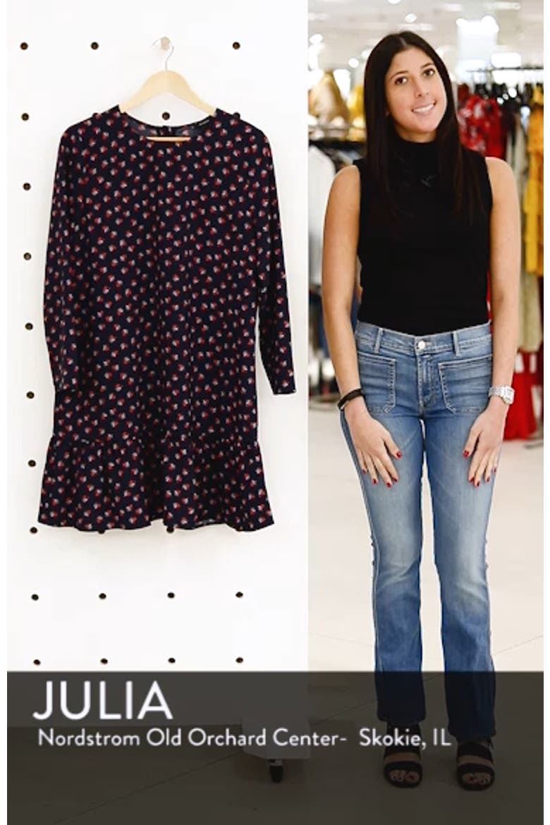 Button Back Ruffle Hem Dress video