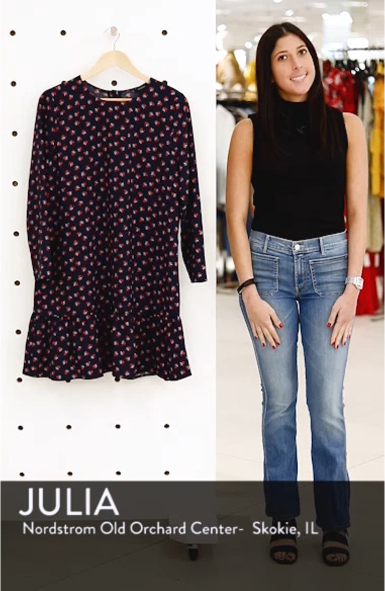 Button Back Ruffle Hem Dress, sales video thumbnail