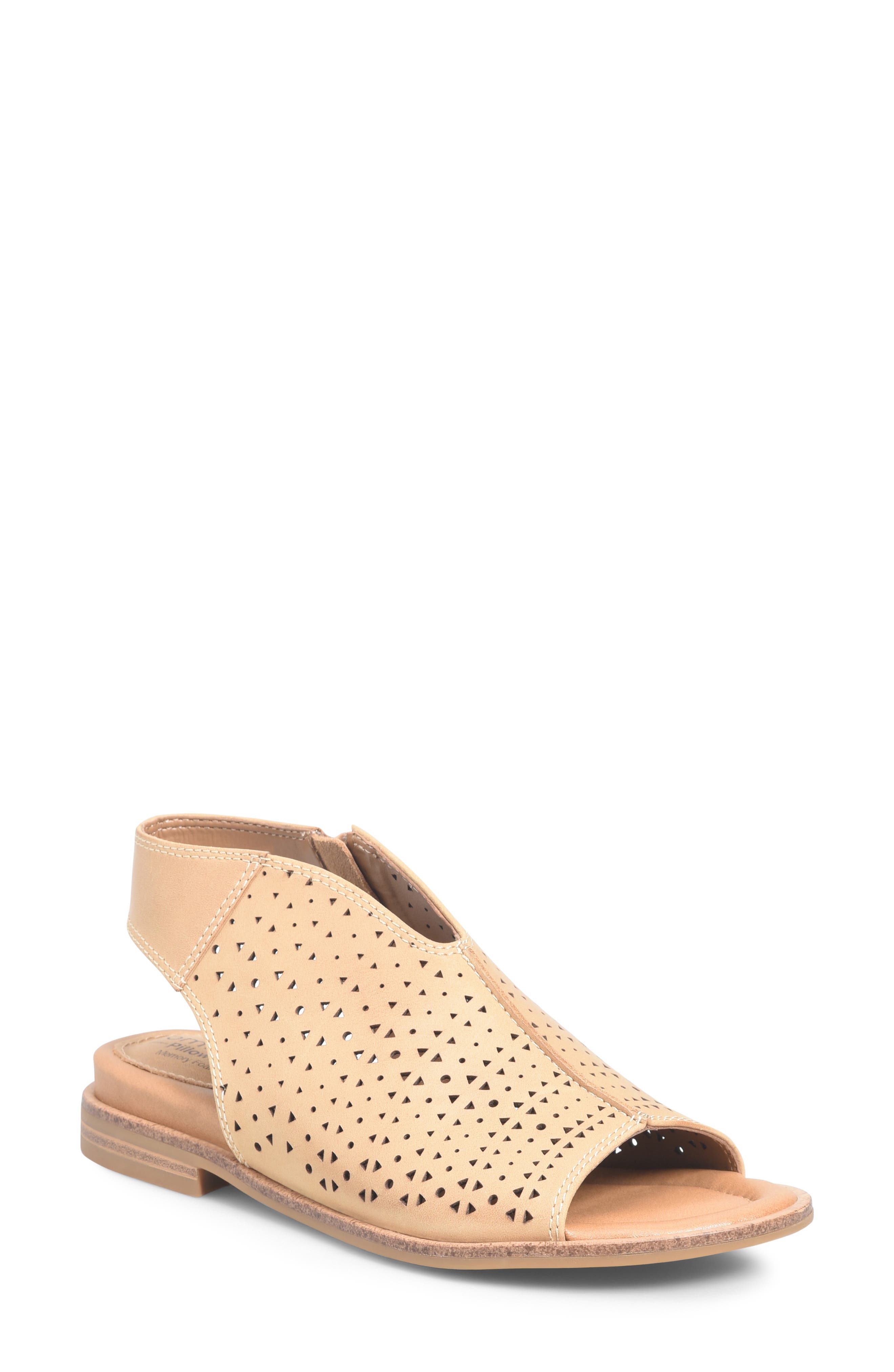 Delsie Cutout Sandal, Main, color, NEW CARAMEL
