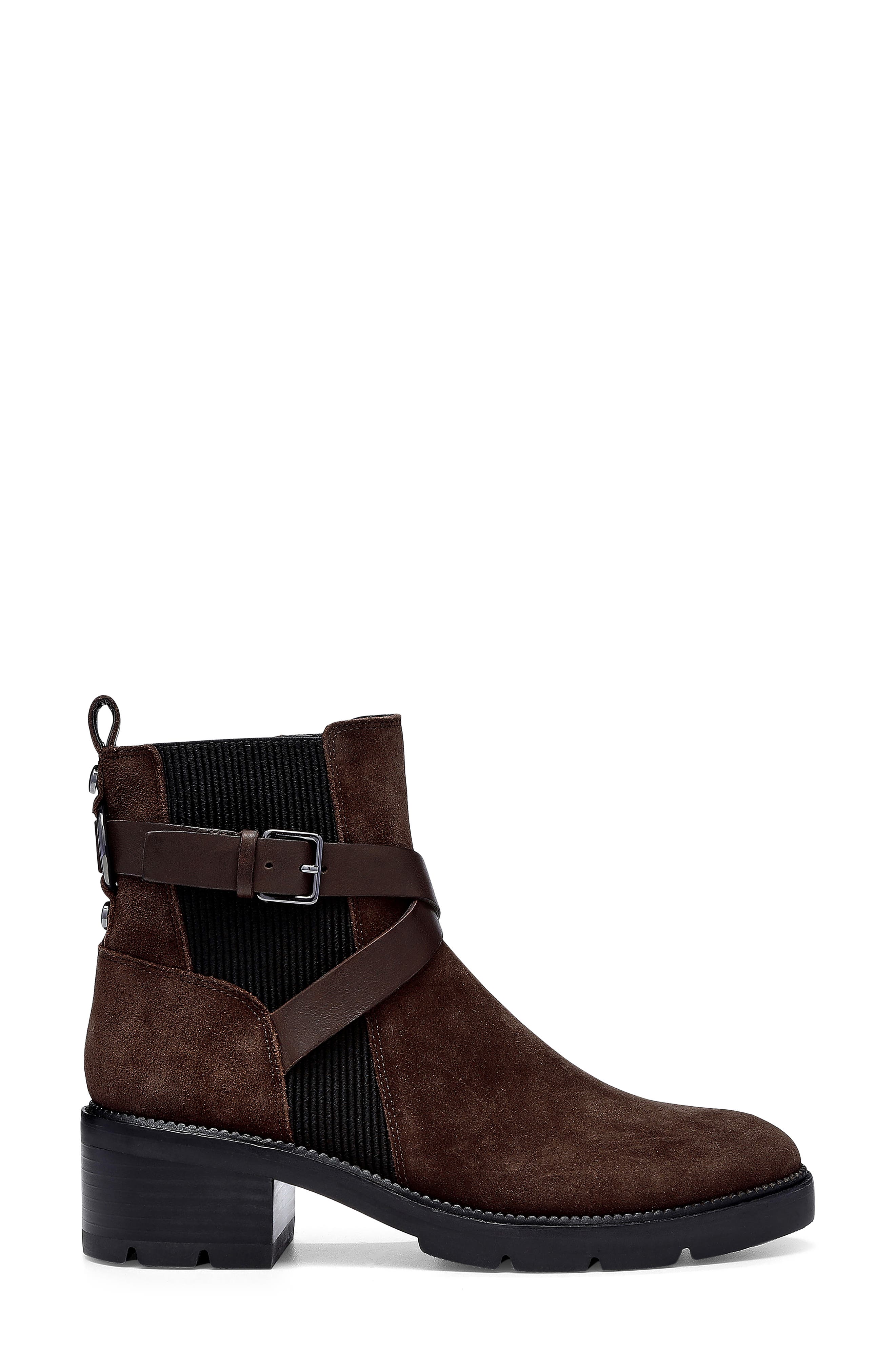 Savvy Lug Bootie, Alternate, color, DARK BROWN