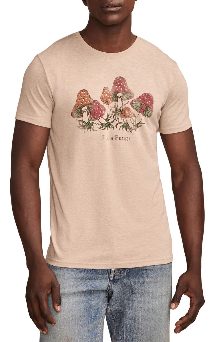 Lucky Brand Fungi Graphic T-Shirt, Main, color, Aluminum