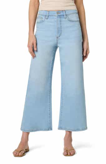 Joe's High Waist Crop Wide Leg Jeans
