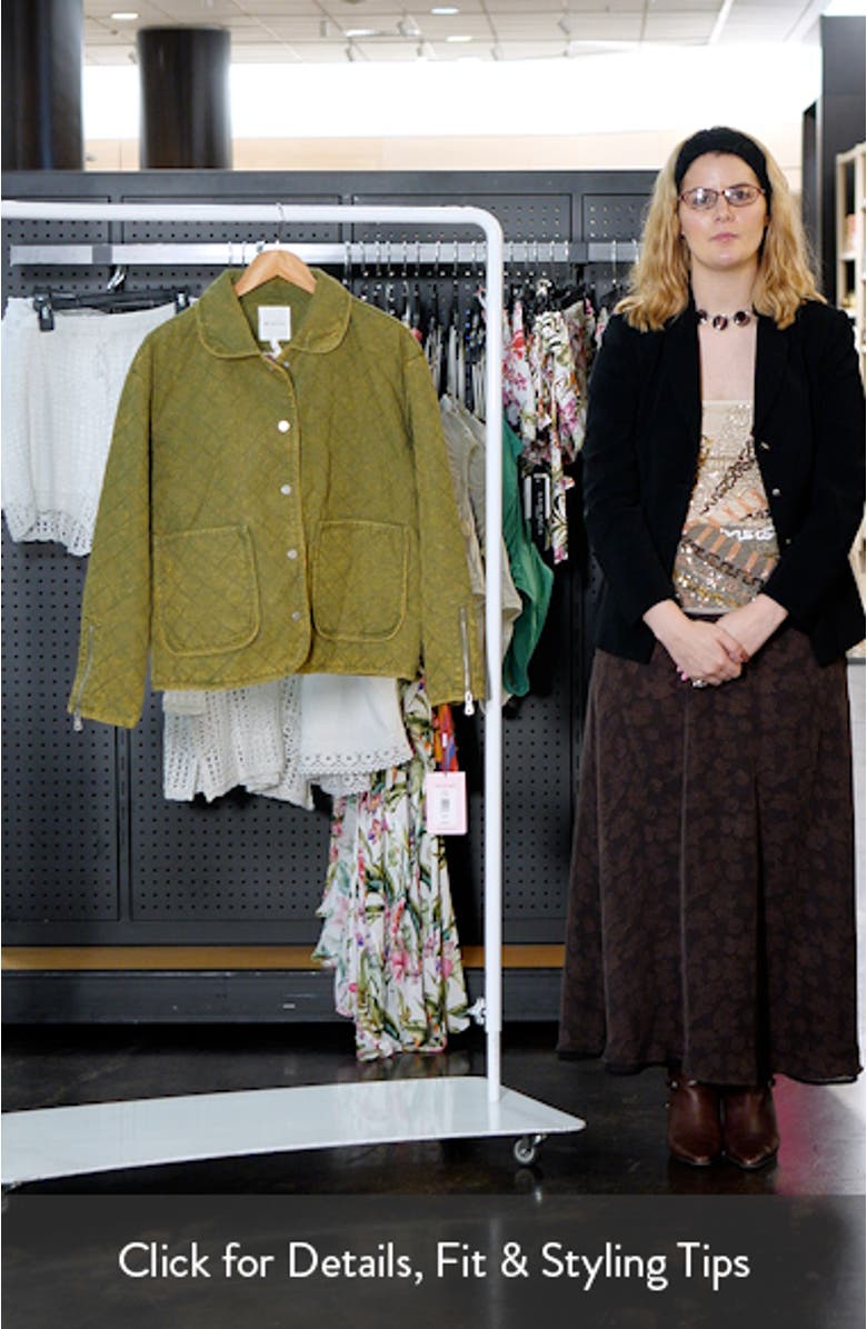 Diamond Quilted Cotton Jacket, sales video thumbnail