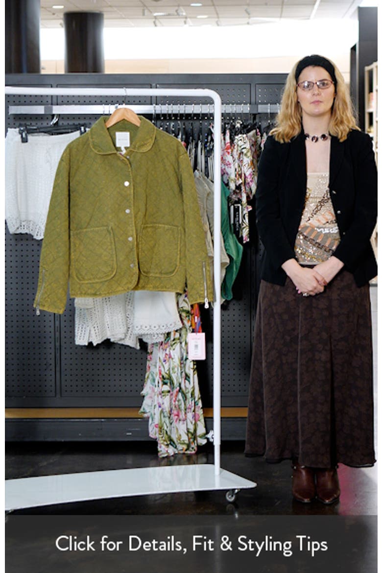 Diamond Quilted Cotton Jacket video