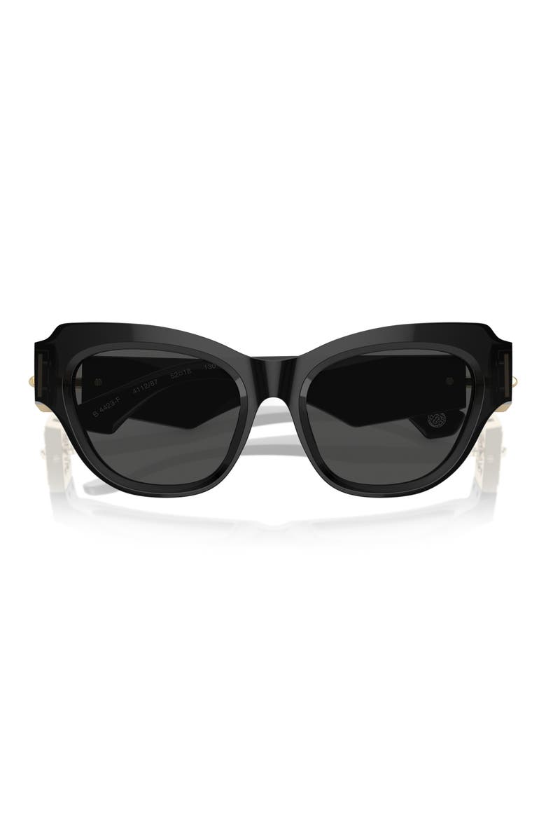 52mm Irregular Sunglasses, Alternate, color, DARK GREY