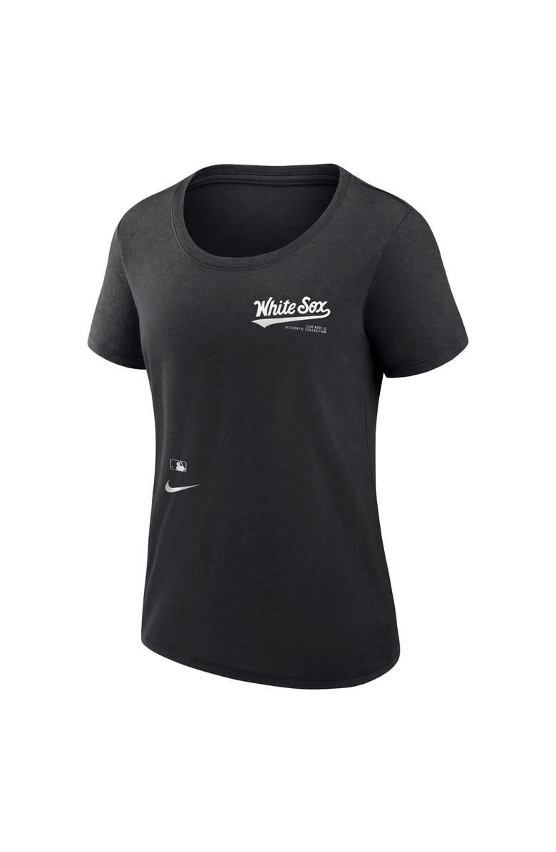 Nike Women's Nike Black Chicago White Sox Authentic Collection Performance Scoop Neck T-Shirt, Alternate, color, 