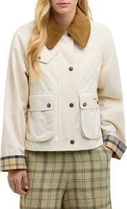 Barbour Beadnell Crop Cotton Jacket
