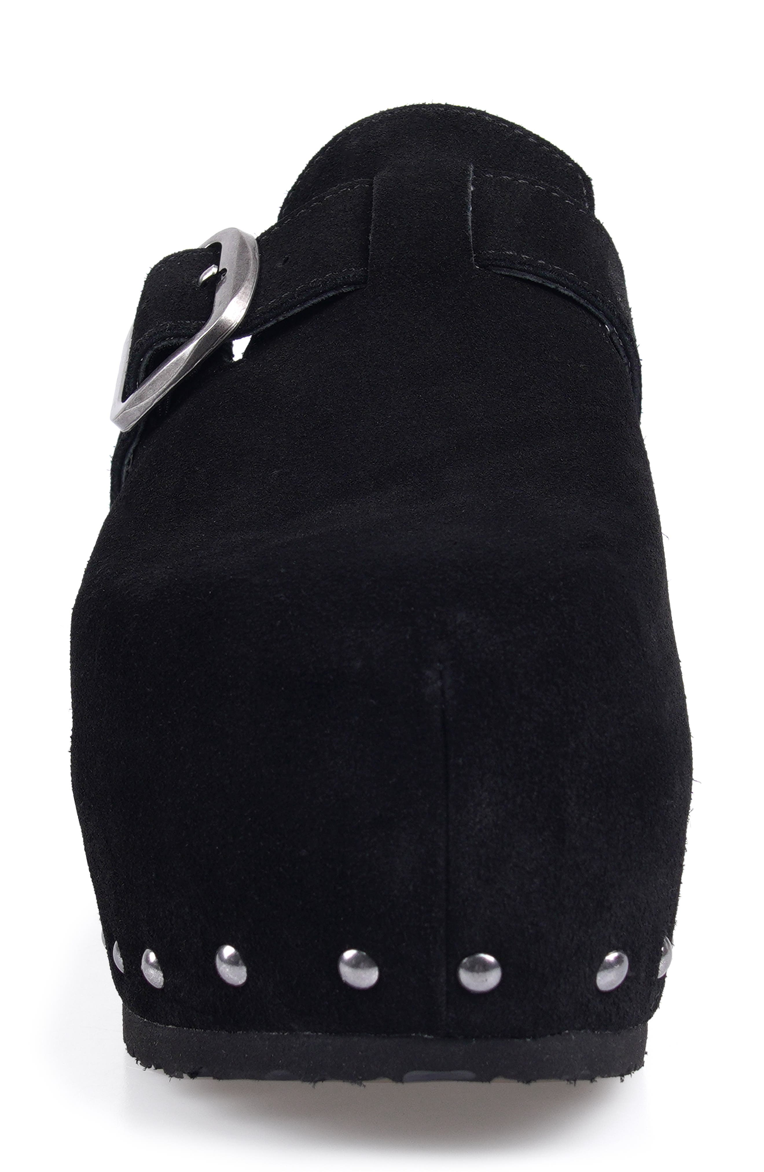ZIGI Cuna Platform Clog, Alternate, color, Black Suede