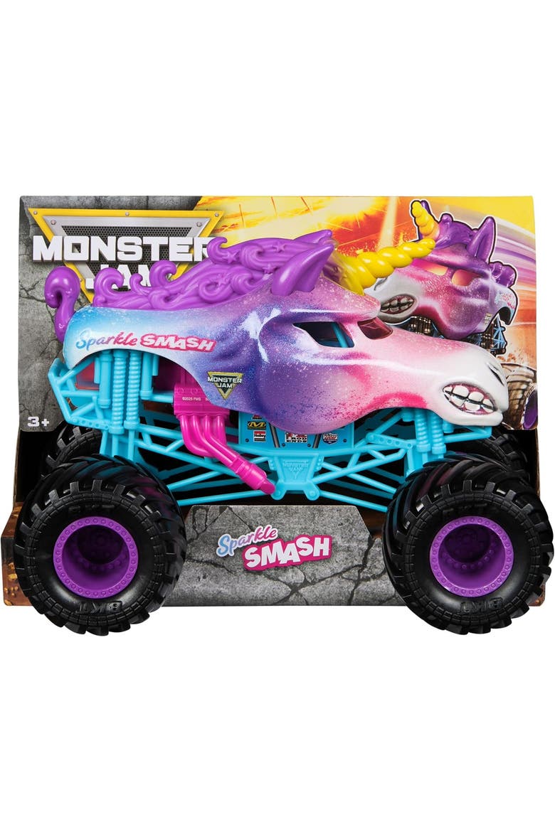 Sparkle Smash Die Cast Vehicle, Main, color, Purple