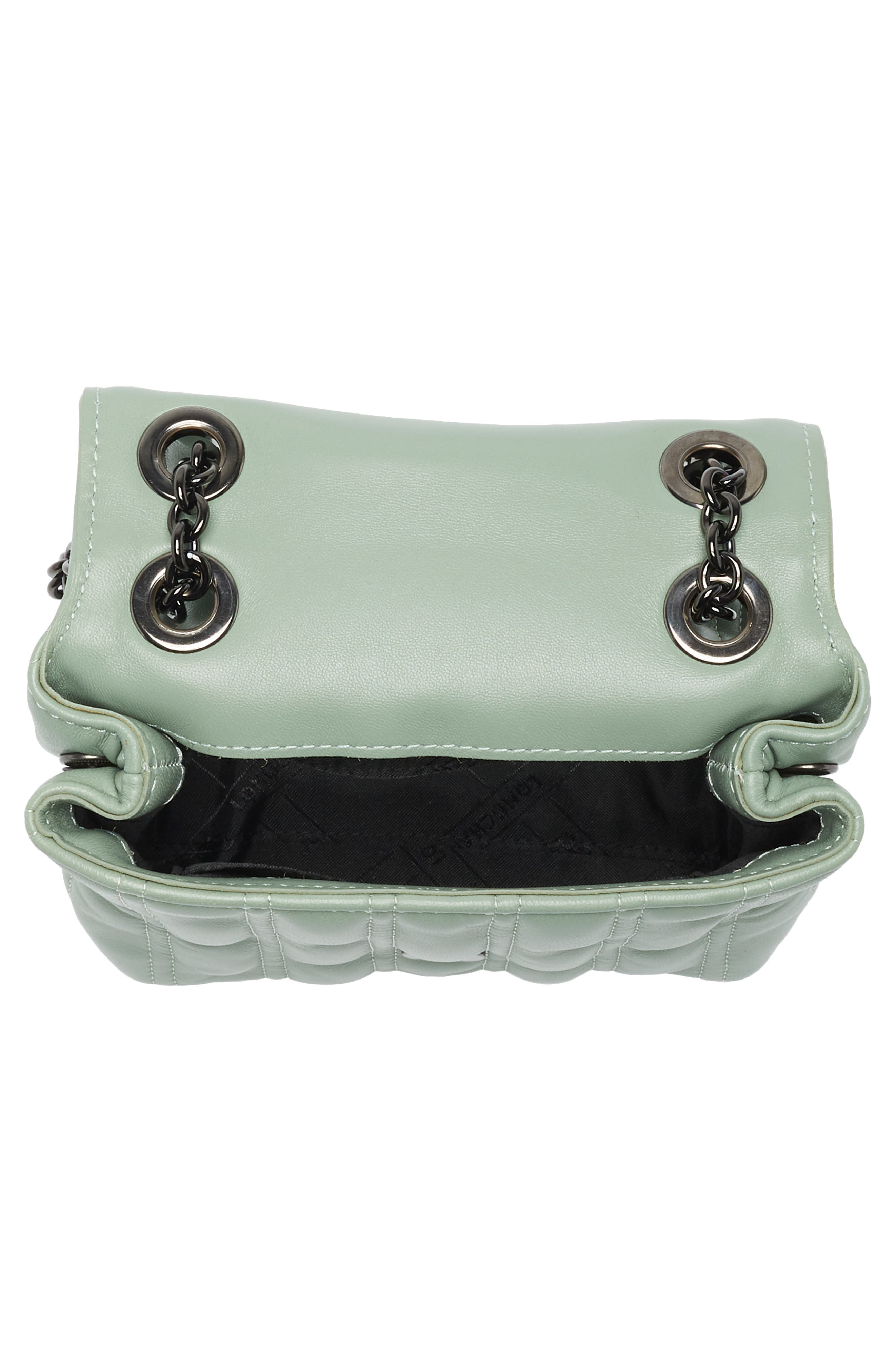 Longchamp Brio Leather XS Shield Crossbody Bag, Alternate, color, 