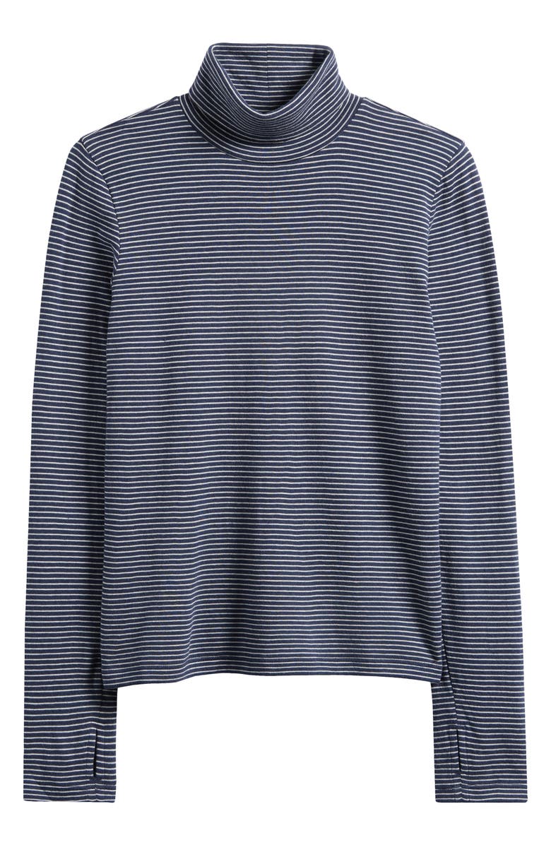 Faherty Feather Cloud Layering Turtleneck Top, Alternate, color, Cream Eclipse