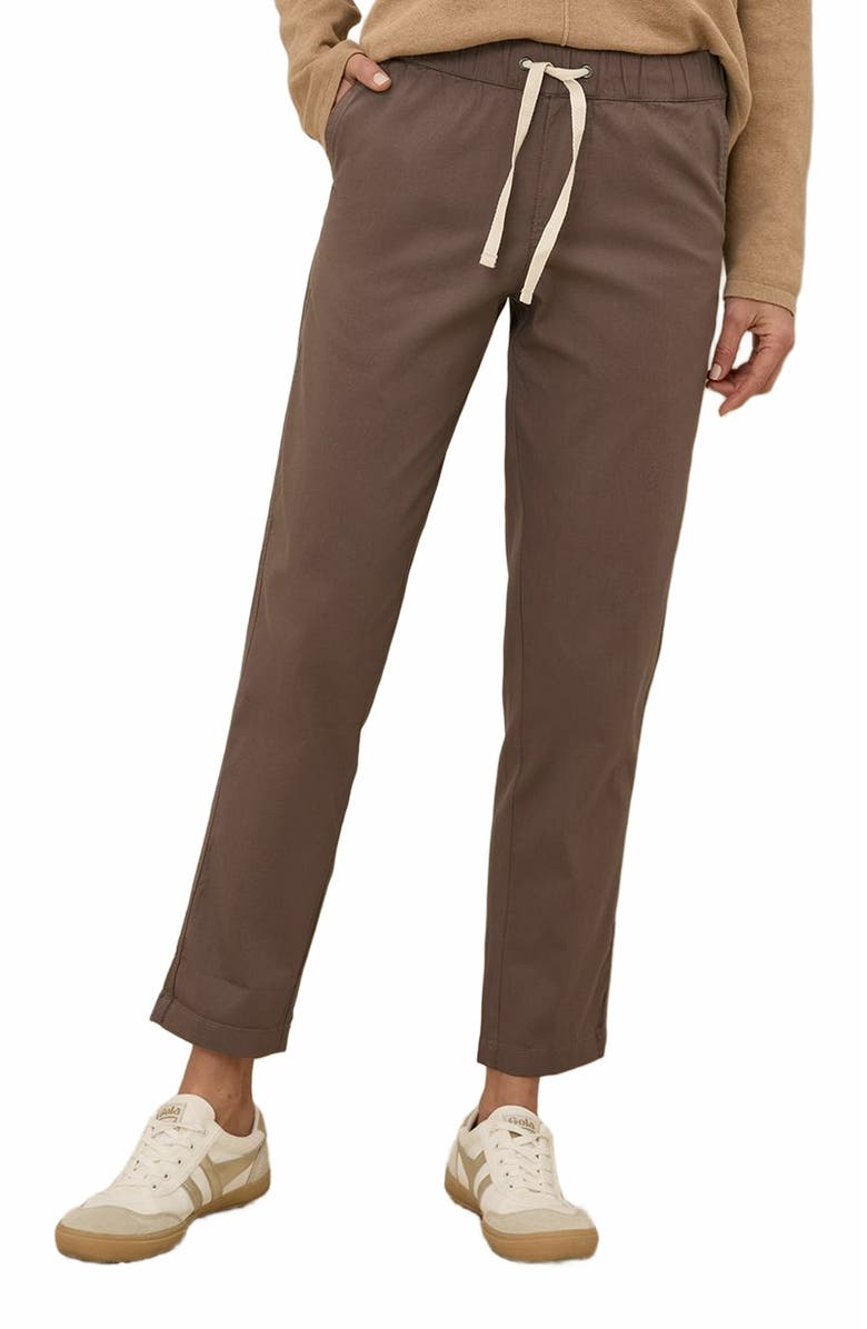 Pact Organic Cotton Daily Twill Pant, Alternate, color, Deep Taupe