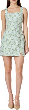 Endless Rose Floral Jacquard Minidress