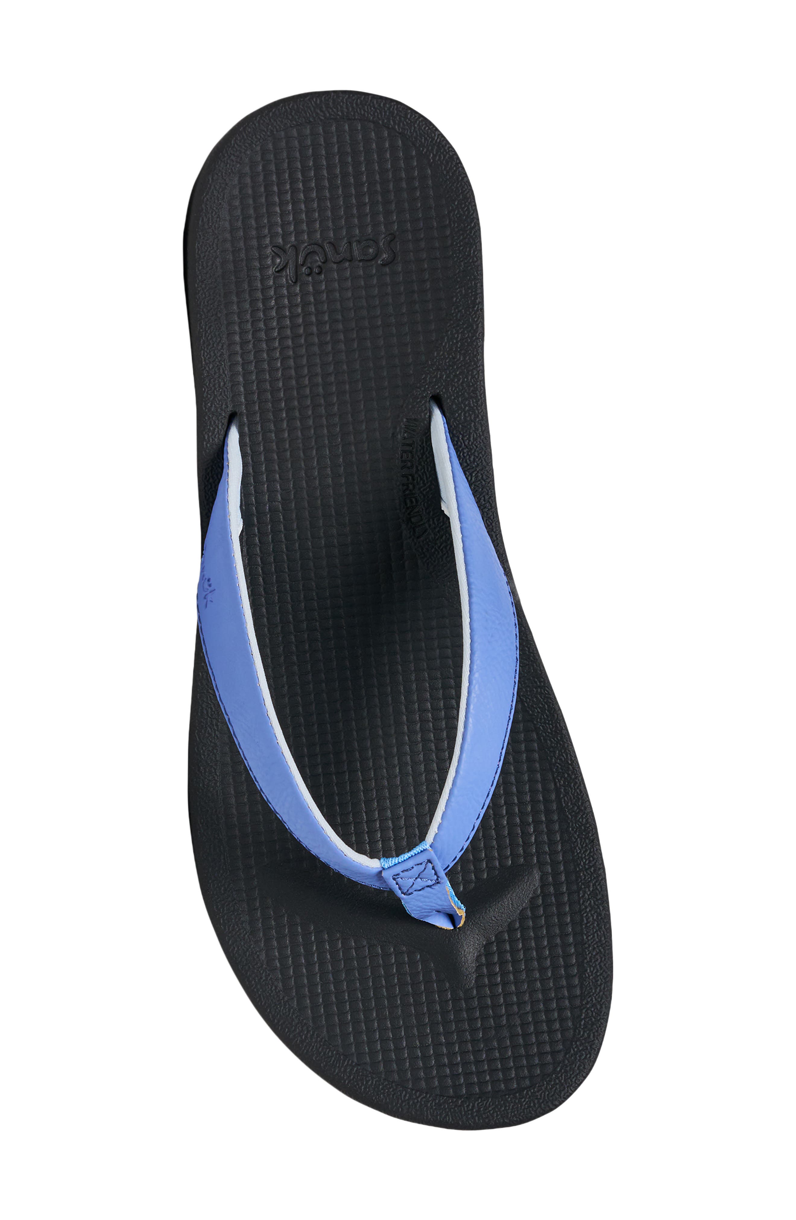 Cosmic Shores Water Friendly Flip Flop, Alternate, color, HYDRANGEA
