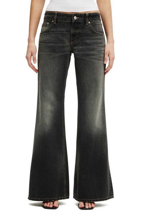 Women
s Low Relaxed Flare Jean