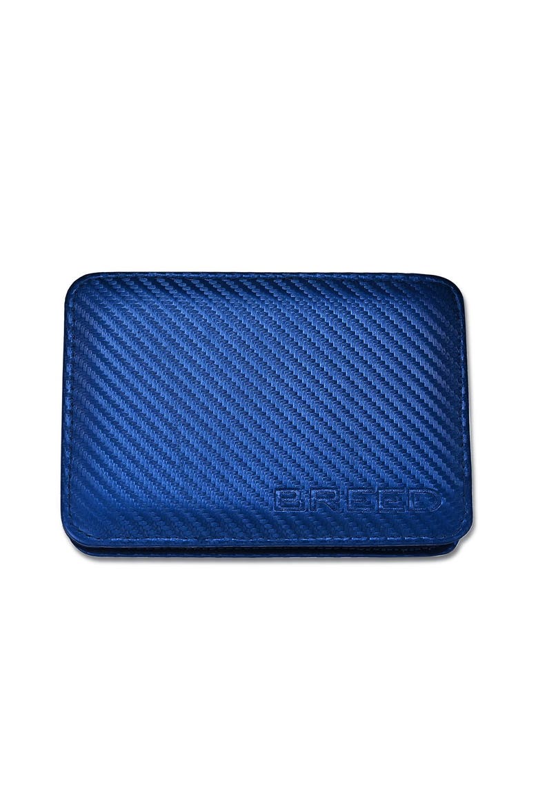 Turbo 4 Piece Surgical Steel Groom Kit - Carbon Fiber Pattern Case, Alternate, color, Blue