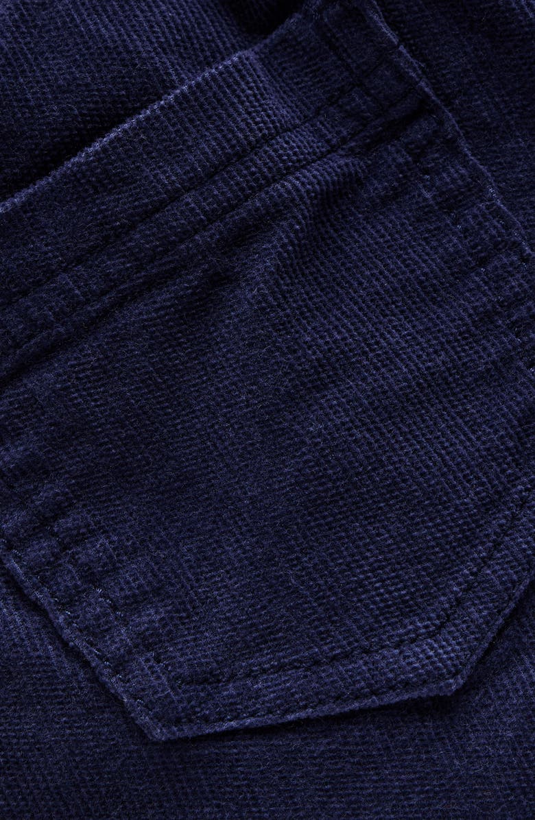 Mini Boden Kids' Flared Stretch Cotton Corduroy Leggings, Alternate, color, College Navy