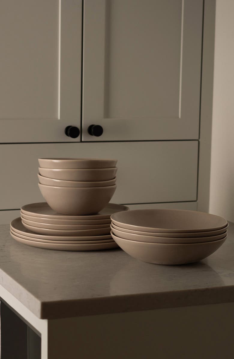 Fable The Pasta Set of 4 Bowls, Alternate, color, Desert Taupe