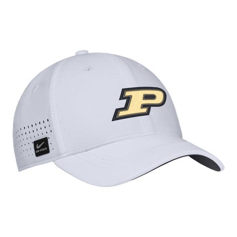 Men's Nike White Purdue Boilermakers 2025 On-Field Performance Flex Hat