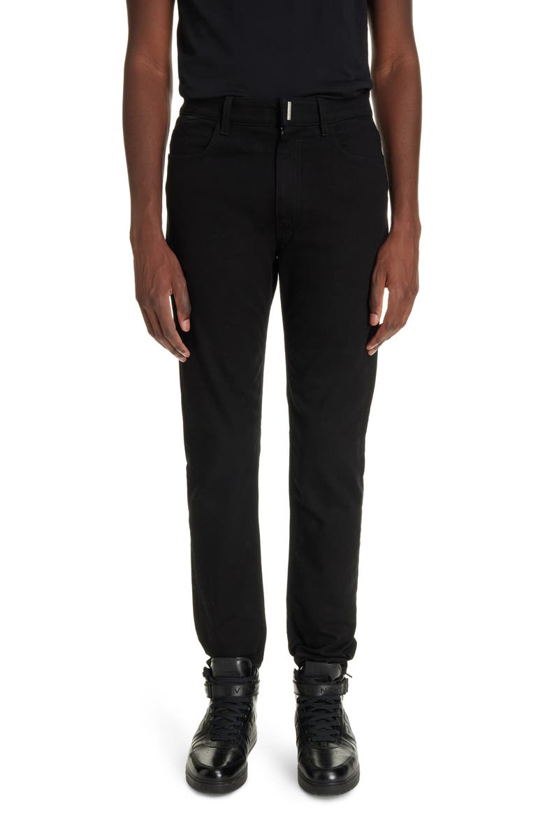 Slim Fit Jeans, Main, color, BLACK